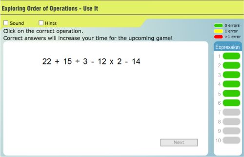 Order of Operations