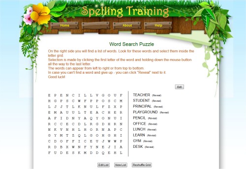 Word Search for Kids